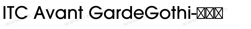 ITC Avant GardeGothi字体转换